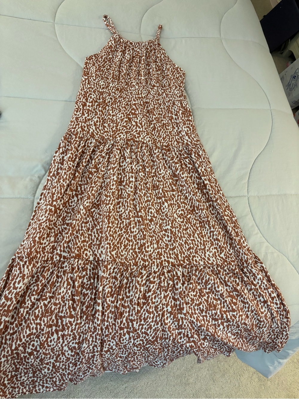 Girls Sleeveless Tiered Maxi Sundress